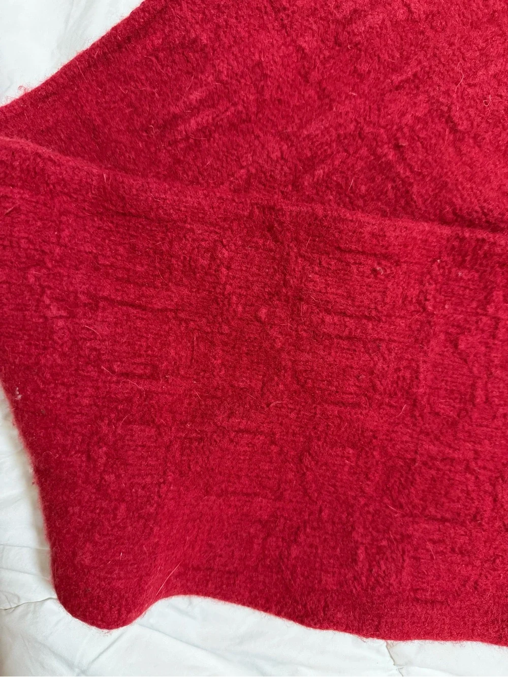 Coach red scarf